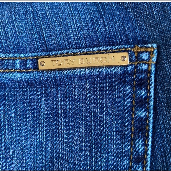TORY BURCH slim slouchy jeans in medium rinse - Picture 4 of 7
